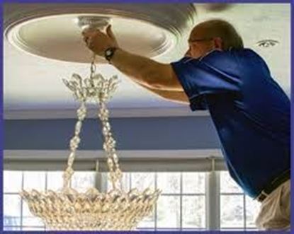 chandelier install